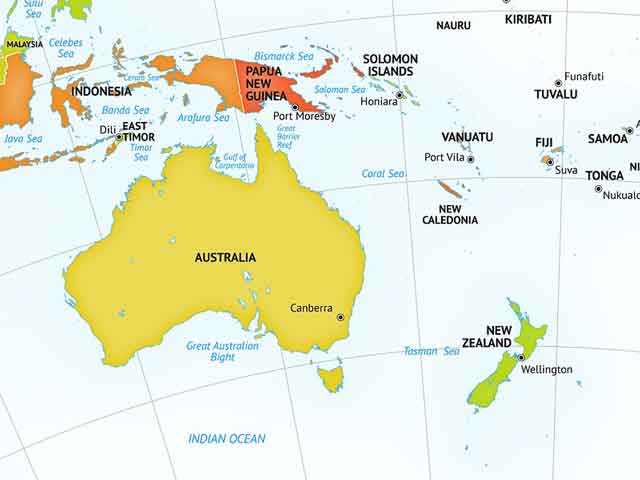 ニュージーランドとオーストラリア